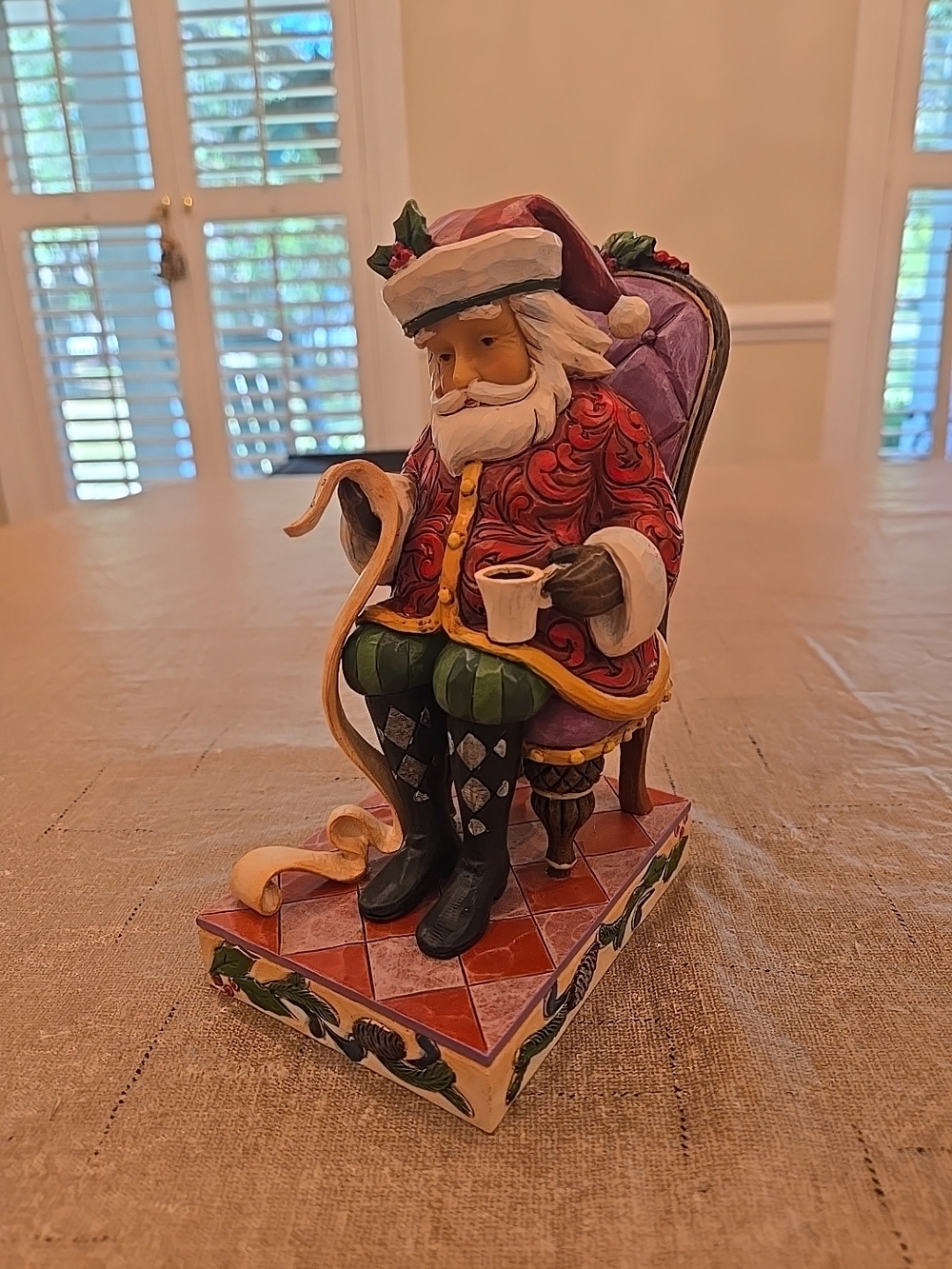 Jim Shore "Christmas Wishes Granted" Santa Figurine ORIGINAL BOX - Picture 2 of 8